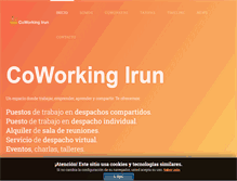 Tablet Screenshot of coworkingirun.com